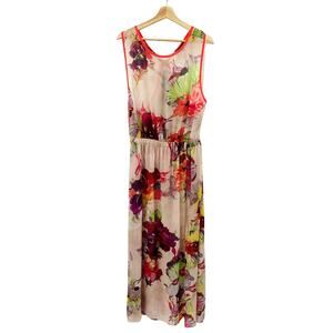 Ted Baker Sheer Floral Maxi Dress